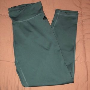 Teal ADIDAS CLIMALITE  Workout Leggings!